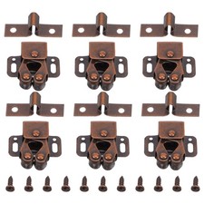 20 Pcs Furniture Fastening Double Door Hardware Cabinet Latch Latches