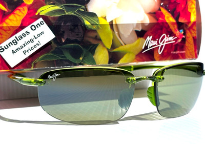 Maui Jim HOOKIPA Translucent Green POLARIZED HT Green Lens