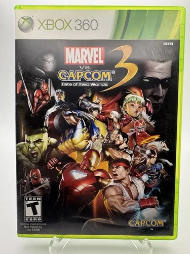 Marvel vs. Capcom 3: Fate of Two Worlds (Xbox 360, 2011) CIB | Complete | Tested
