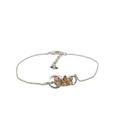 Thomas Sabo 925 Silber Gold Krone Armband UVP139  A1982-849-4-L19V Original