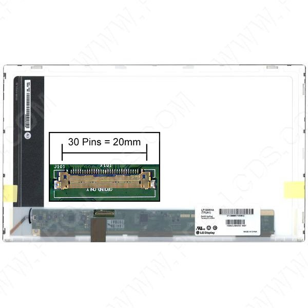 Dalle écran LCD LED LTN156KT01 de rechange 15.6 pouces dalle mate 1600x900