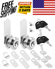 2 Pack Keyed Alike Truck Tool Box Locks with Keys - Replacement Pickup