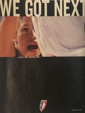 1997 WNBA Rebecca Lobo PRINT AD We Got Next VTG 1990s Women's Basketball