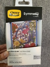 PICK SIZE - OtterBox Symmetry Series MagSafe Case for iPhone - Floral Purple