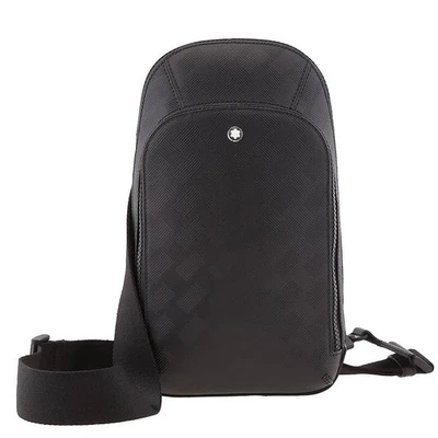 Montblanc Black Extreme 3.0 Cowhide Sling Bag 129971 | eBay