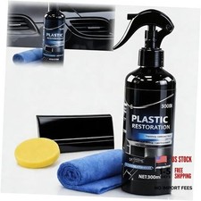 Plastic Restorer for Cars, Black Trim Restorer Scratch Remover for Vehicles,