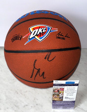 SHAI GILGEOUS ALEXANDER SGA SIGNED OKLAHOMA CITY THUNDER OKC NBA BASKETBALL JSA
