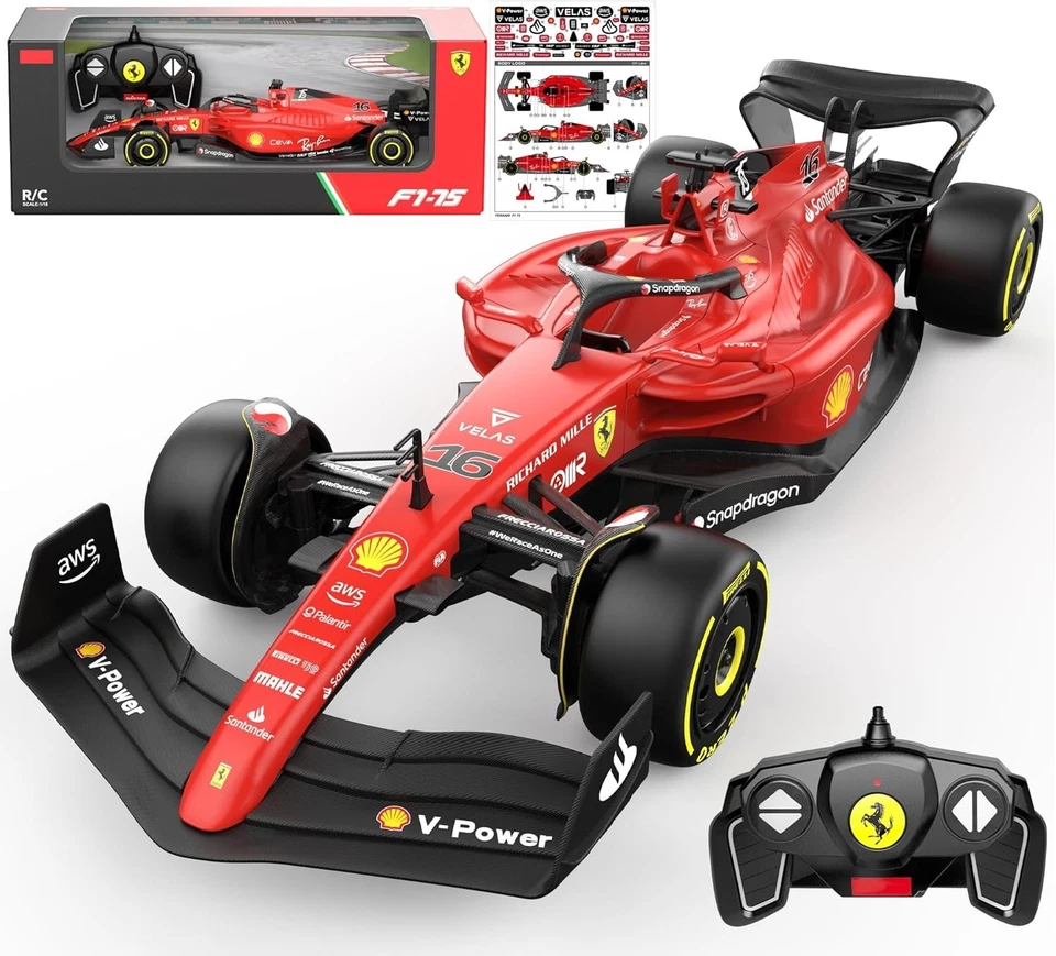 1:18 Ferrari F1 75 RC Car - Officially Licensed - Image 3 of 4