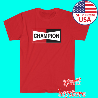 #ad #ad Champion Spark Plug Automotive Men#x27;s Red Size S to 5XL $16.63
