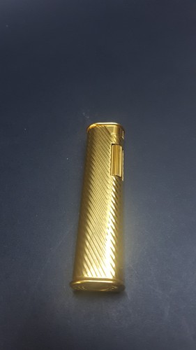 1975-80 Stylish Gold Dunhill Wave Dress Rollagas Cigarette Lighter Box & Papers - 第 7/17 張圖片