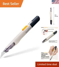 Craft Knife with Auto-Lock Slider & Anti-Sway Clamp – 30° Blade Utility Knife