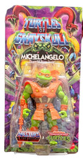 TMNT Turtles Of Grayskull     Michelangelo 5.5  Figure     2024 MOC     Mattel
