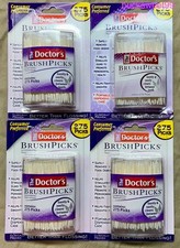The Doctor's BrushPicks - 275 Picks each - 4 SEALED PACKS