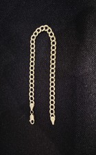 14K Yellow Gold Curb Link Bracelet 8  6.5g Lo...
