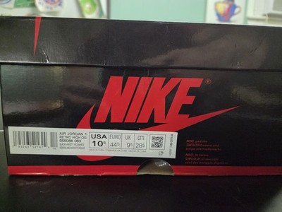 Nike Air Jordan 1 Retro High OG Patent Bred Black/Red 555088-063 Sneaker