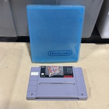 SimCity (Super Nintendo Entertainment System, 1991) w/ Blue Clamshell Clampshell