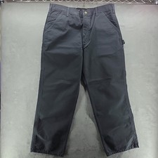 Carhartt Wash Duck Work Dungaree, Black, 38x30, Original, Black, New w/ Tags