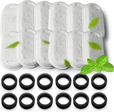 20pcs Cat Fountain Filters Replacement for 67/108/135oz Pet Drinking Replacement