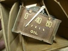 Studebaker Nos Oil Pressure Gauge 1930s 1940s Commander President Rare