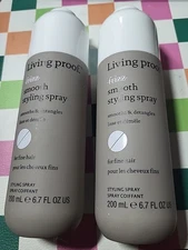 Lot of 2 Living Proof No Frizz Smooth Styling Spray 6.7 Oz NEW