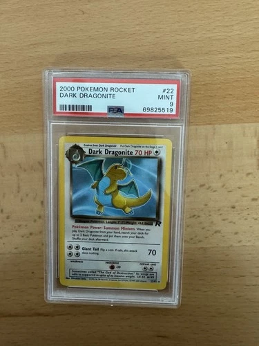 Dark Dragonite 22/82 Team Rocket Regular Unlimited PSA 9