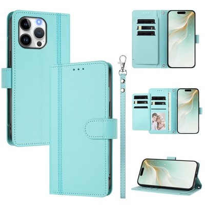9 Card Wallet Case For Motorola Infinix Flip Stand Leather Phone Cover Bag Strap