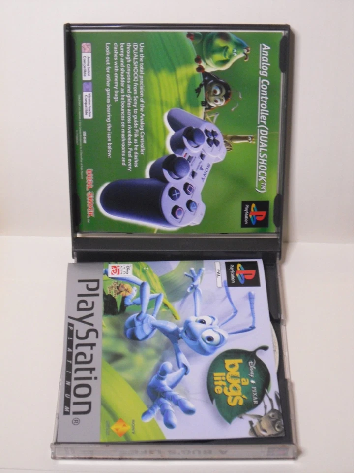 PS1 Game A Bug's Life, Disney PIXAR with Manual and Case. Working - c3 - Image 3 of 4