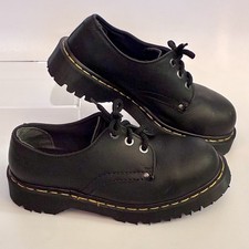 Vintage MIE Dr Martens Size UK 6 Made In England Steel Toe Lug Sole Shoes Docs