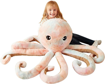 Giant Octopus Stuffed Animal Jumbo Plush Toy,30'' Soft Toys Large Cute Huge Kawai