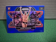 2022 WWE Prizm Duke Hudson Blue Prizm /199 #61 Rookie