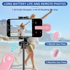 DATAFY Page Turner  Remote Shutter for Kindle/Phone Remote Control Clicker PINK