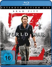 World War Z Blu-Ray Actionfilm Brad Pitt Zombie Deutsch Englisch