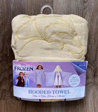 FROZEN nwt Elsa Kids 100% Cotton Hooded Towel~Size 22 x 51 inches~NEW