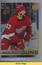 2018-19 Upper Deck Young Guns Speckled Rainbow Foil Filip Hronek #214 READ n2k