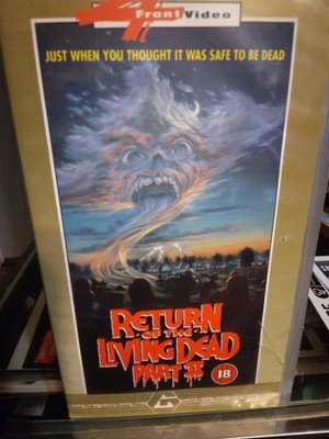 Return Of The Living Dead Part II 2 VHS RARE 1987 Guild 4 Front Video Horror