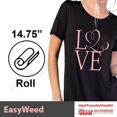 Siser EasyWeed Heat Transfer Vinyl 15'' Width *MULTIPLE LENGTH OPTIONS*
