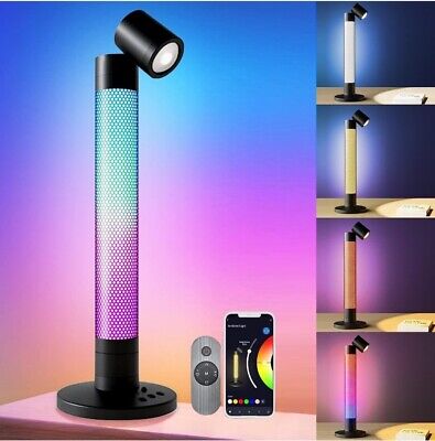 Lampada Da Tavolo RGB Smart Regolabile con Multicolore RGB, con Alexa,  Google 