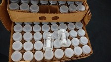 Wheaton 8 ML Bottle 225534 Clear  W/ Lid MSRP $163 - BIN $49 case 144 NOS