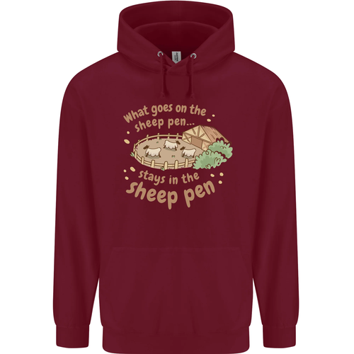 What Goes On In the Sheep Pen Farming Childrens Kids Hoodie - Picture 68 of 79