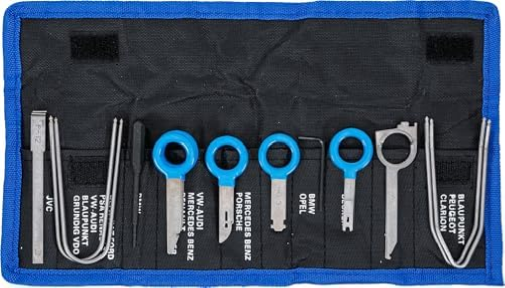 Juego para quitar radios de los coches | 18 piezas