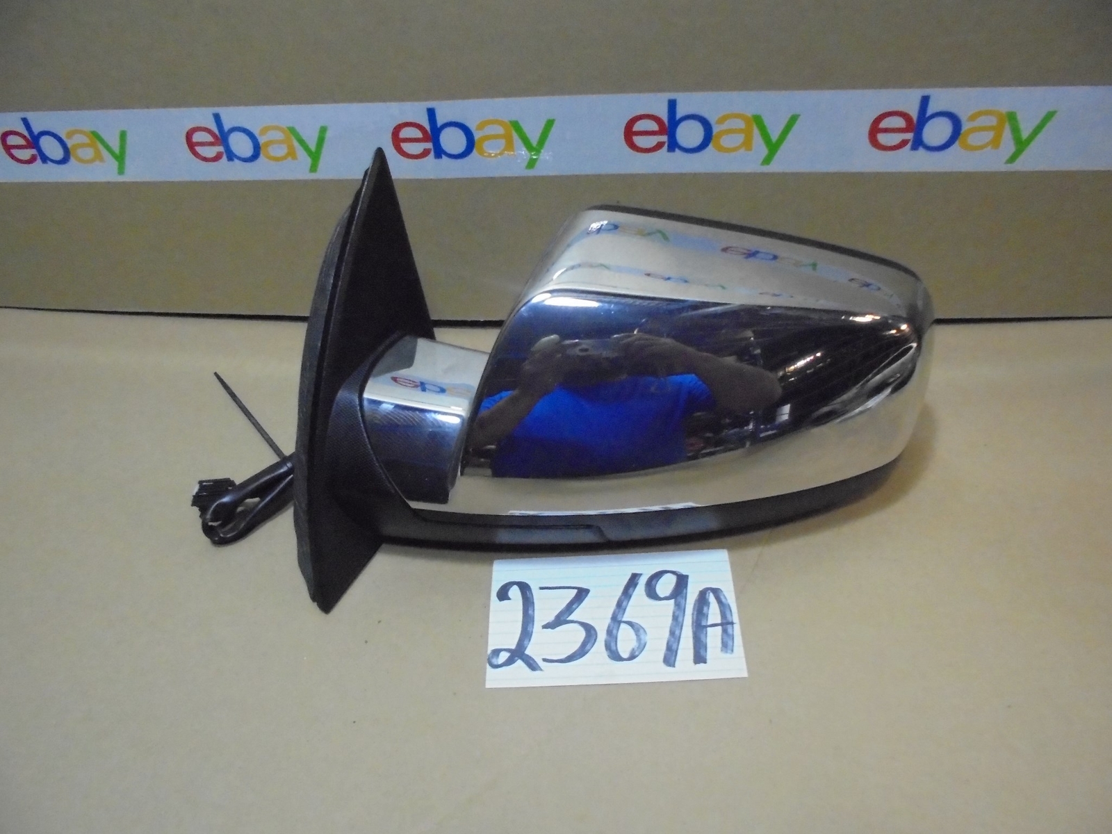 10 - 14 CHEVROLET EQUINOX DRIVER side Used Power Mirror Chrome  #2369-A