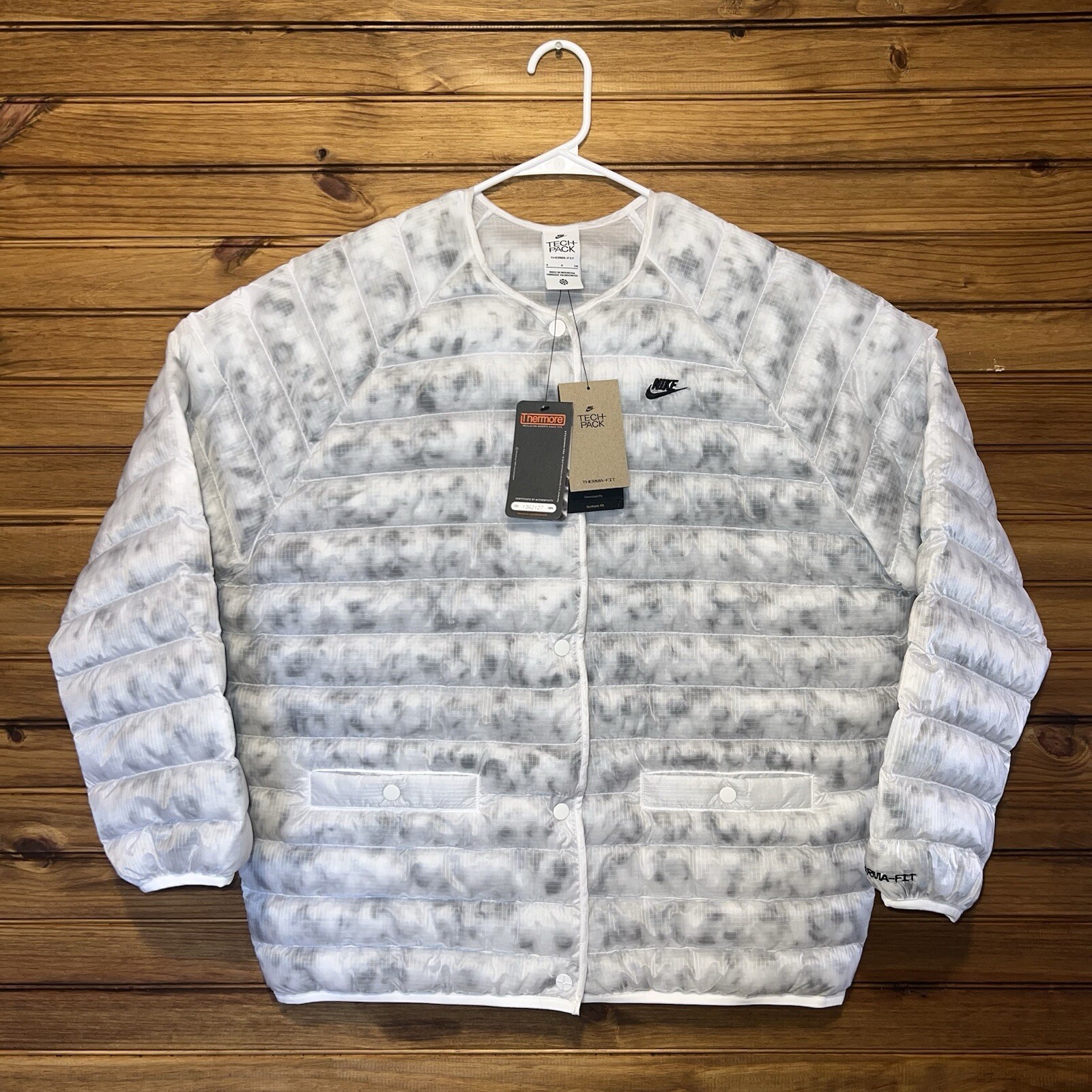 SACAI X NIKE Nike Tech Pack Therma Fit Puffer Jacket donna taglia small DD4660 670 NUOVO $300