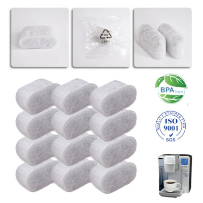 12 PCS Charcoal Water Filters  Filter for Cuisinart Coffee makers US Ship;
