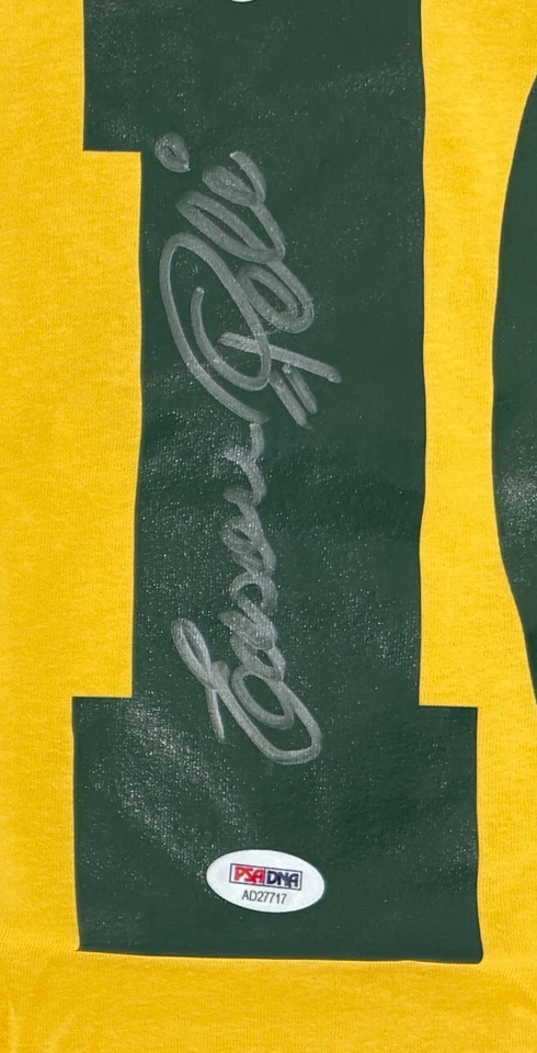 Camiseta de fútbol firmada por Edson Pelé de Brasil nombre completo con certificado de autenticidad de ADN de Edson PSA Foto 3 de 4