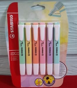 Stabilo Color Swing Cool Pocket Highlighter Marker Colour Office School Pen
