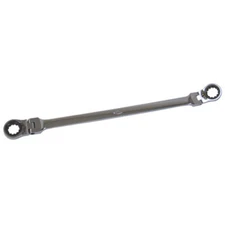K Tool 43112 Ratcheting, Double Box End, Flexible Wrench, 5/16" x 3/8", Extra Lo