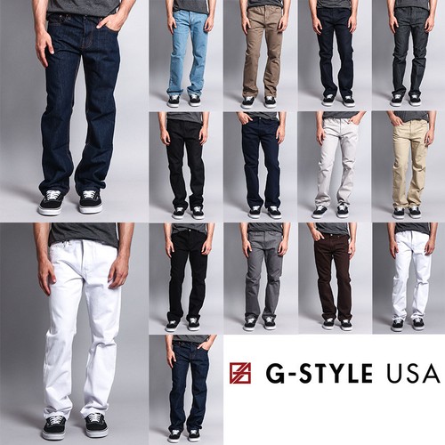 Fit Color and Raw Denim Jeans DL105 