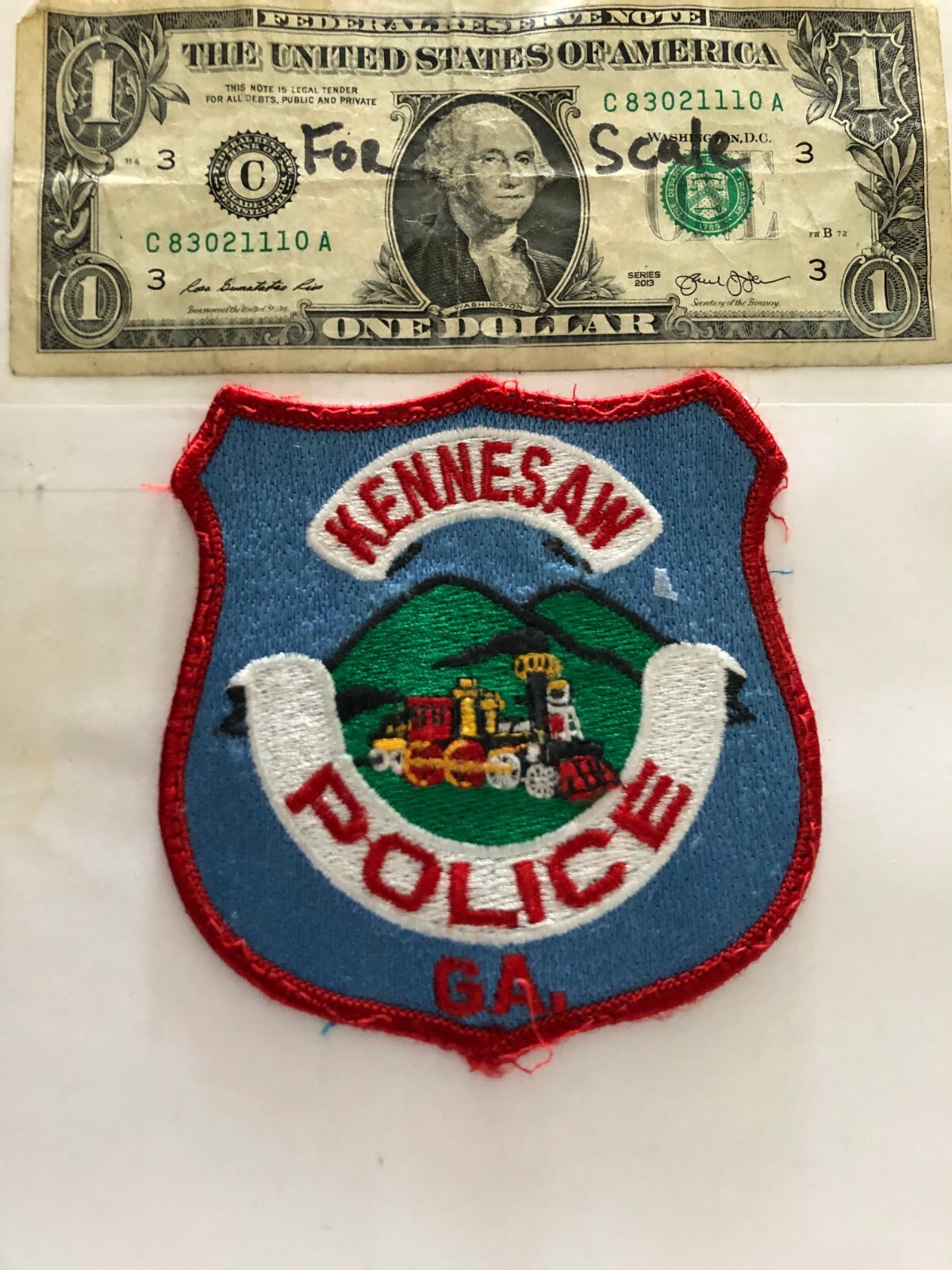 Kennesaw Georgia Police Patch Un-sewn great condition | eBay