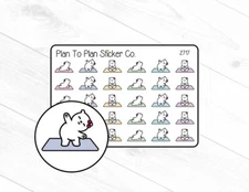 2717~~Yoga Planner Stickers.