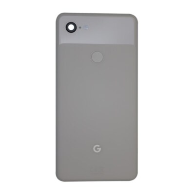 Back Glass with Camera Lens for Google Pixel 3 XL White Premium Repair Fix